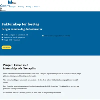 www.eurofinans.se startsida 2026