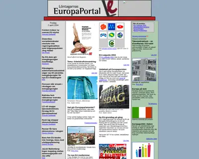 www.europaportalen.se startsida 2004