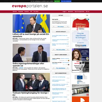 www.europaportalen.se startsida 2016