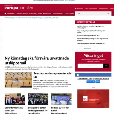 www.europaportalen.se startsida 2020