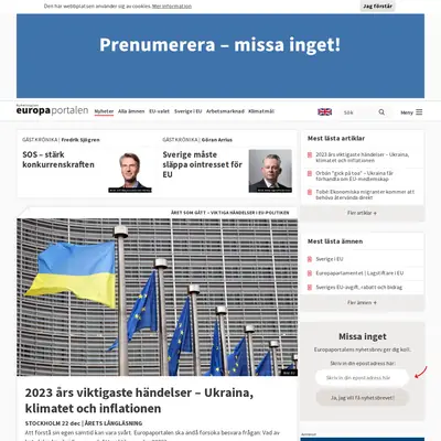 www.europaportalen.se startsida 2024