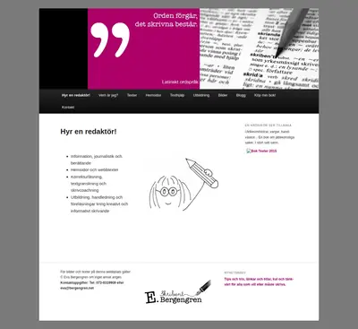 evabergengren.com startsida 2016