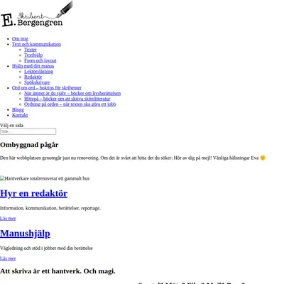 evabergengren.com startsida 2021