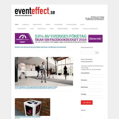 www.eventeffect.se startsida 2016