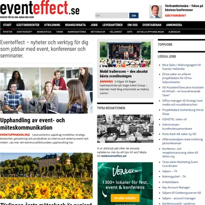 www.eventeffect.se startsida 2017