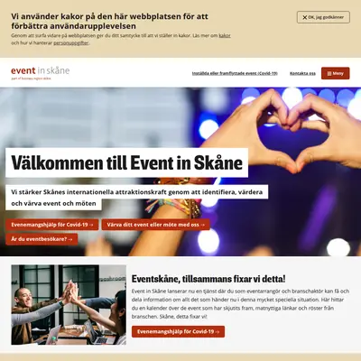 eventinskane.com startsida 2020