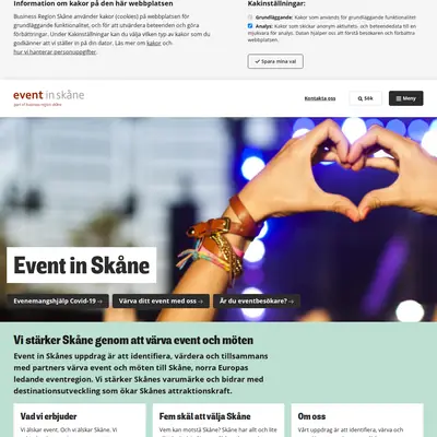 eventinskane.com startsida 2021