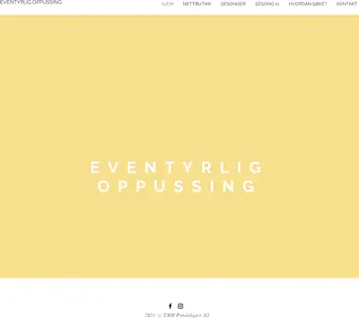 Eventyrlig Oppussing startsida 2026