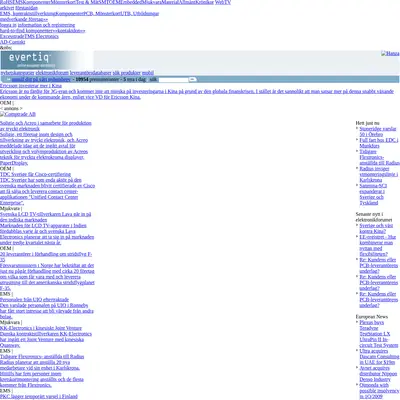 evertiq.se startsida 2008