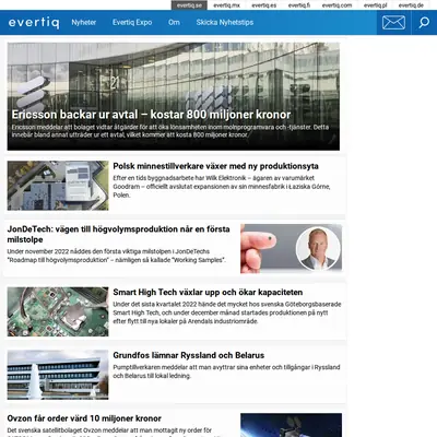 evertiq.se startsida 2023