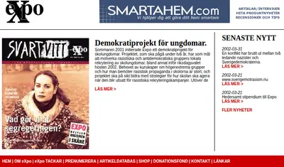 www.expo.se startsida 2002