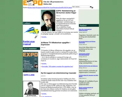 www.expo.se startsida 2006