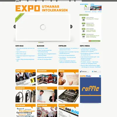 www.expo.se startsida 2014