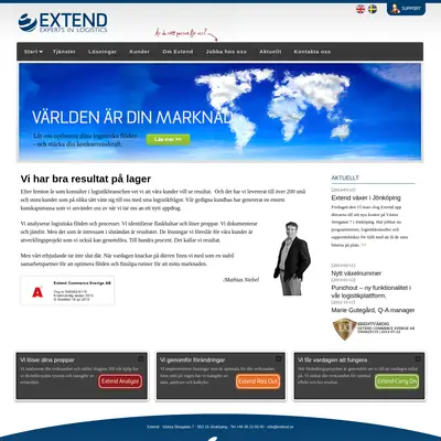 www.extend.se startsida 2013
