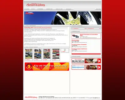 Bilsport Classic Magazine startsida 2005