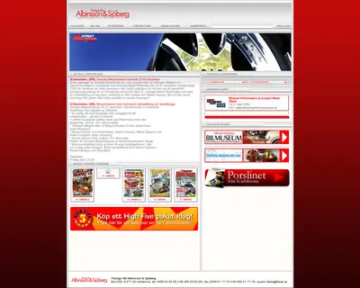 Bilsport Classic Magazine startsida 2006