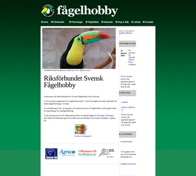 Fågelhobby startsida 2009