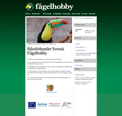 Fågelhobby startsida 2010