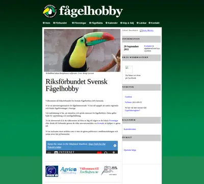 Fågelhobby startsida 2011