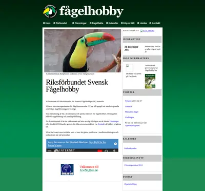 Fågelhobby startsida 2012