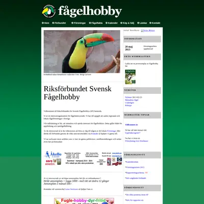 Fågelhobby startsida 2013