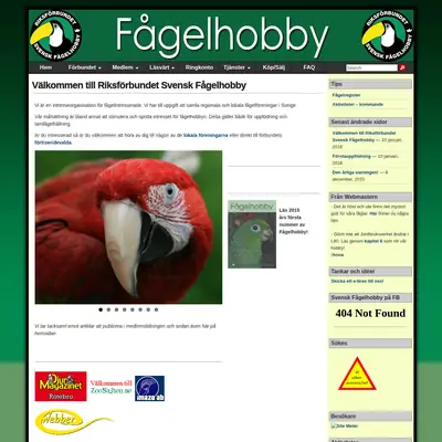 Fågelhobby startsida 2016