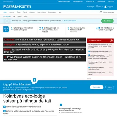 www.fagersta-posten.se startsida 2017