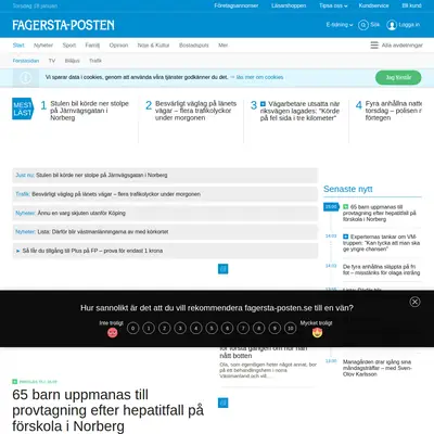www.fagersta-posten.se startsida 2018