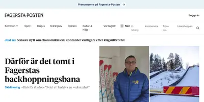 www.fagersta-posten.se startsida 2023
