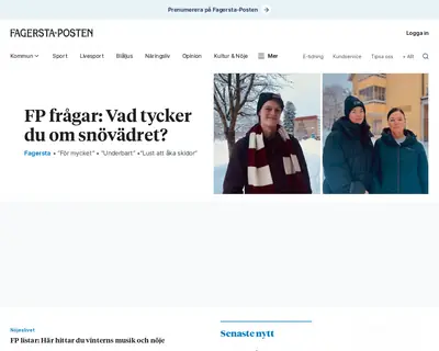 www.fagersta-posten.se startsida 2024