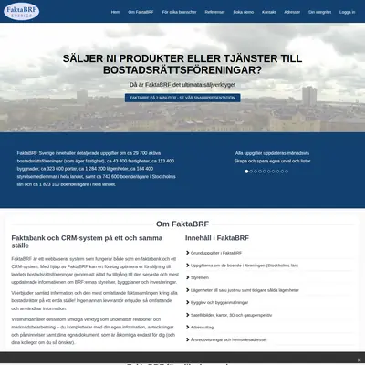 www.faktabrf.se startsida 2024