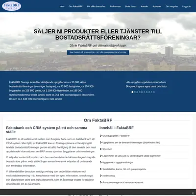 www.faktabrf.se startsida 2026