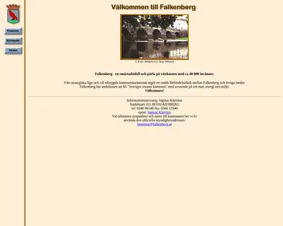 ifalkenberg.nu startsida 1997