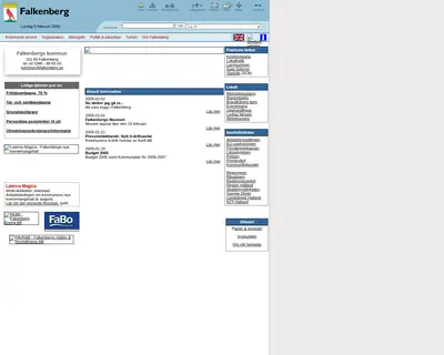 ifalkenberg.nu startsida 2005
