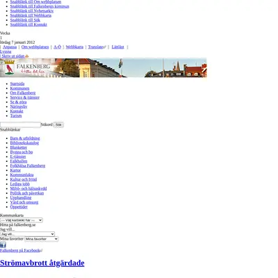 ifalkenberg.nu startsida 2012
