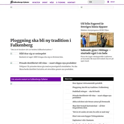 falkenbergsnyheter.se startsida 2023
