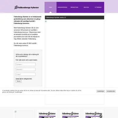 falkenbergsnyheter.se startsida 2025