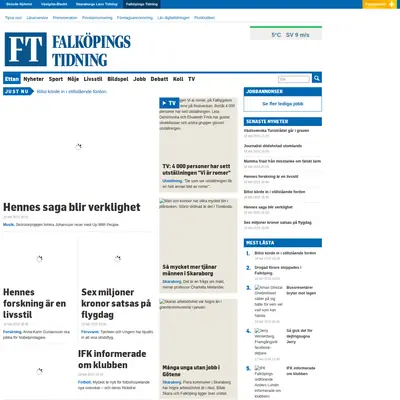 Falköpings Tidning Tidning för Falköpings stad och Falbygden. startsida 2015