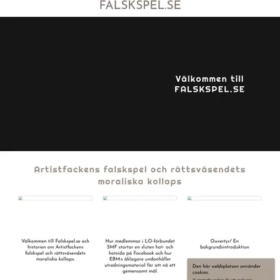 Falskspel.se startsida 2024