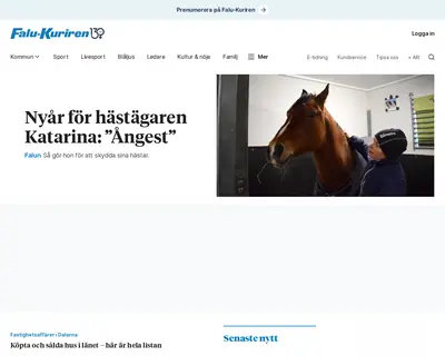 falukuriren.se startsida 2025