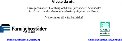www.familjebostader.se startsida 2007