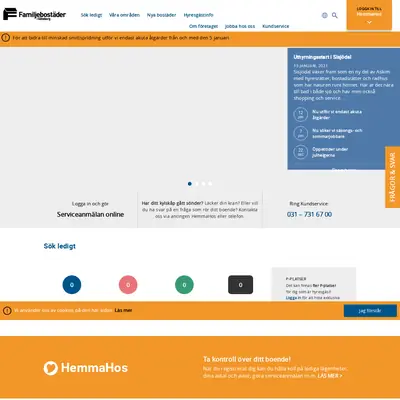 www.familjebostader.se startsida 2021