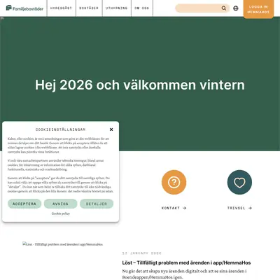 www.familjebostader.se startsida 2026