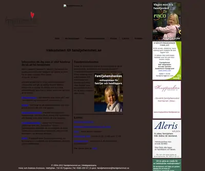 Familjehemmet startsida 2013