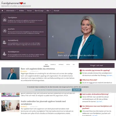 Familjehemmet startsida 2025