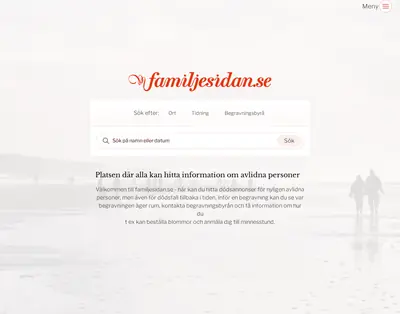 www.familjesidan.se startsida 2026