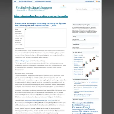 www.fastighetsagarbloggen.se startsida 2012