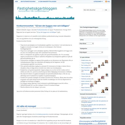 www.fastighetsagarbloggen.se startsida 2014