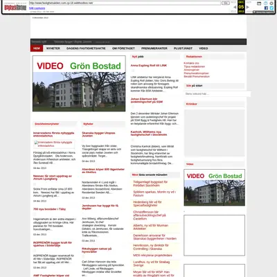 Tidningen Fastighetsaktien startsida 2014