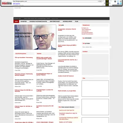 Tidningen Fastighetsaktien startsida 2016
